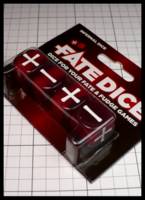 Dice : Dice - 6D - Fate Dice By Evil Hat Infernal - JA Collection Feb 2024